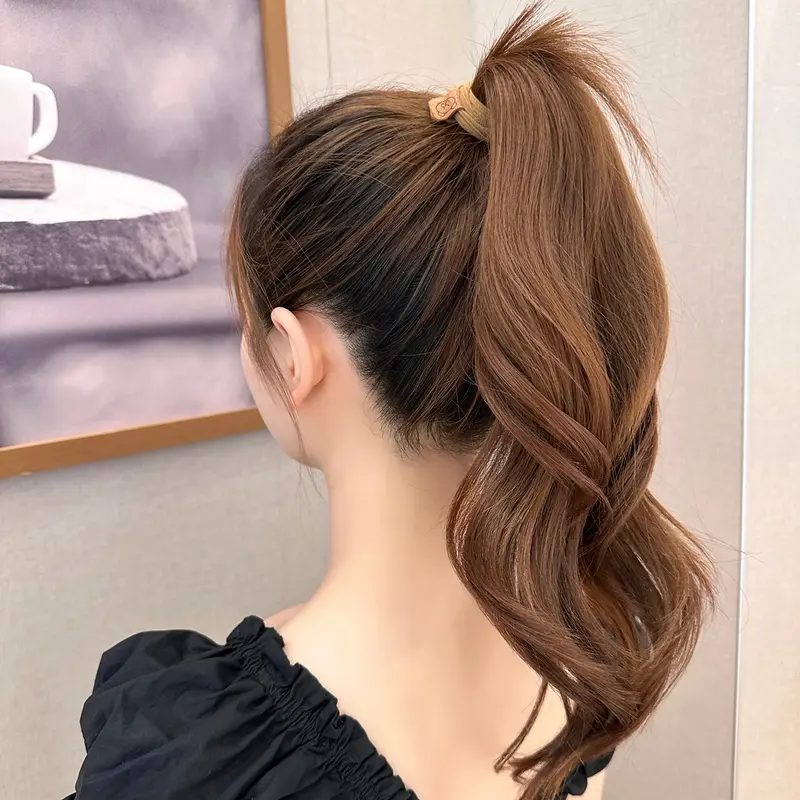 10 Dây Thun Buộc Tóc Độ Đàn Hồi Cao Hình Gấu, Nơ Dành Cho Nữ Dây Cột Tóc Scrunchies Women 6