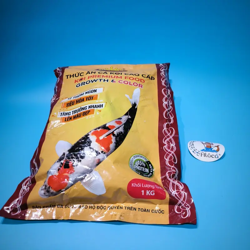 01 kg Cám KING FEED 2 loại 42% và 45% độ đạm cho cá koi cám 8