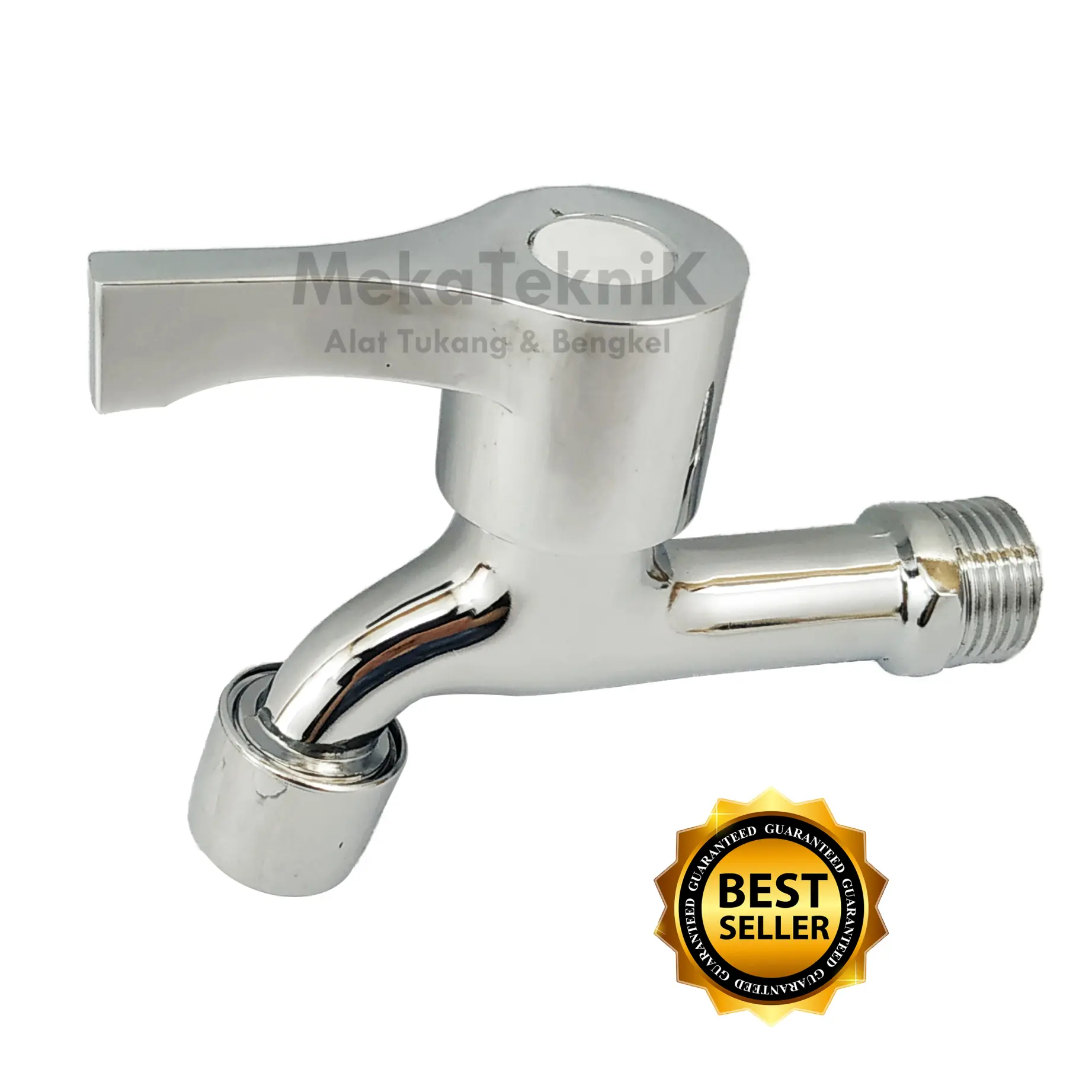 KERAN AIR TEMBOK ENGKOL MILENIAL BESI CHROME STAINLESS / KRAN AIR TAMAN / KRAN TEMBOK / KRAN BESI
