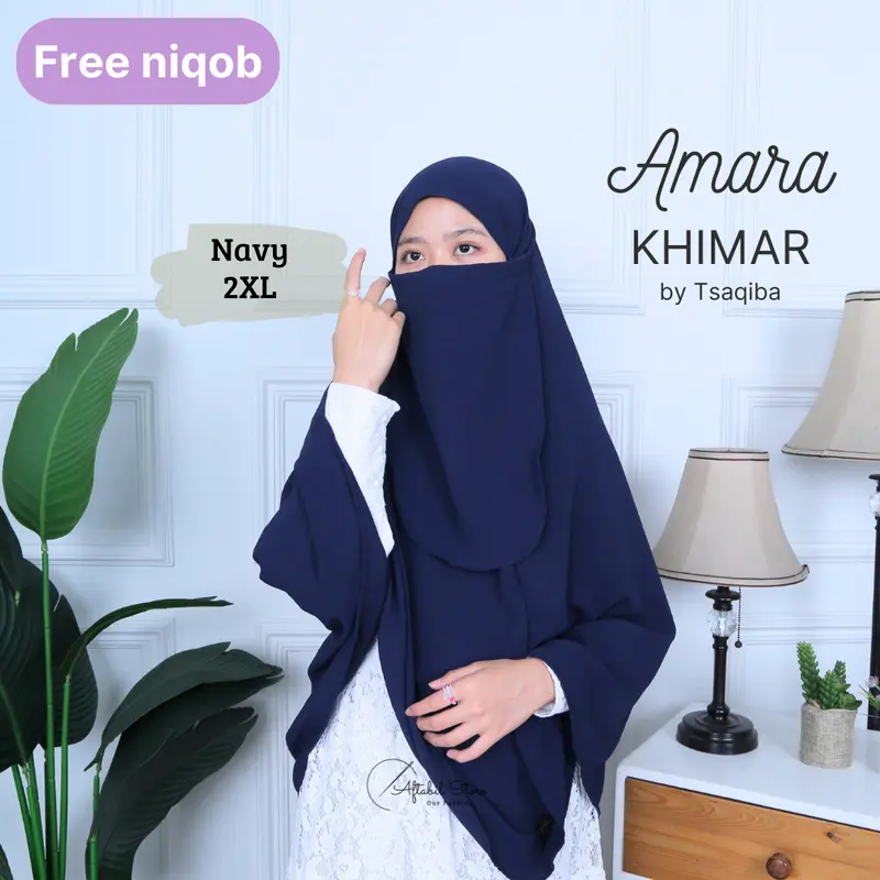 Free Niqab Khimar Instani Muslim Jilbab HiJAB   - Amara Airflow Bergo  Kerudung  Syari 5