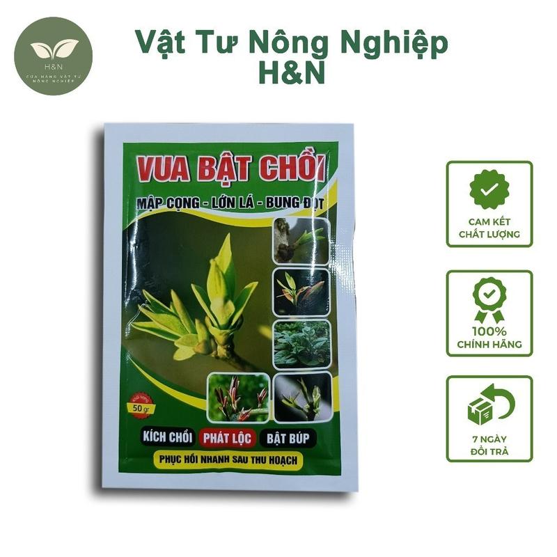 --COMBO 50 GÓI 50G Phân bón lá Vua Bật Chồi kícḣ chồi bung đọt gói 50g Vật Tư Nông Nghiệp ----