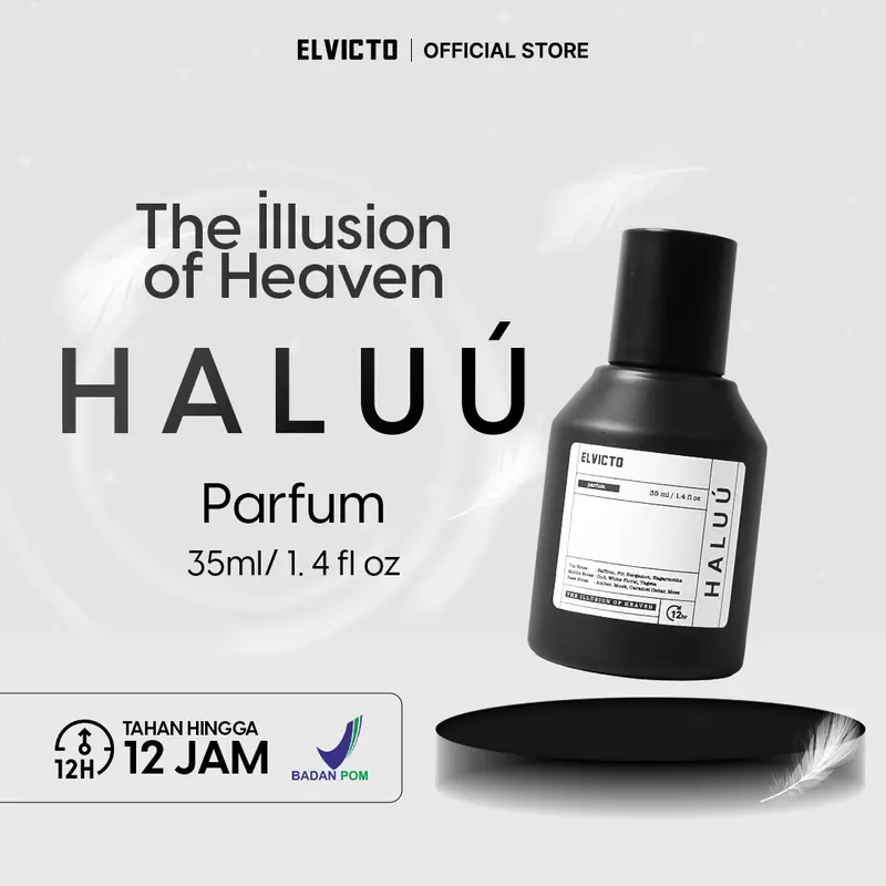 ELVICTO HALUÚ PARFUM 35ML | Extrait De Perfume | Parfum Pria Tahan Lama | Aroma Woody, Saffron, Oud by Elvicto 5