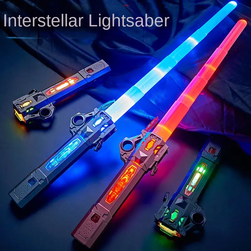 WISLEO (Siêu Sale) Kiếm Ánh Sáng Lazer Phiên Bản Mới NHÀ CÁ, Kiếm Phát Sáng Sạc Pin Type C Có Thể Ghép Đôi Đồ Chơi Toy