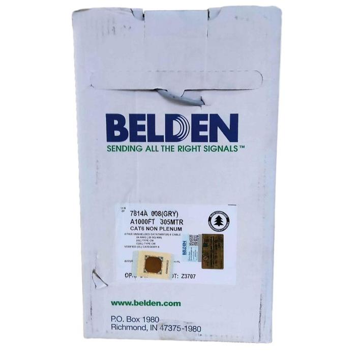 Gambar Belden Kabel LAN Cat 6 Indoor - putih dari Java Computer Samarinda Kota Samarinda Tokopedia