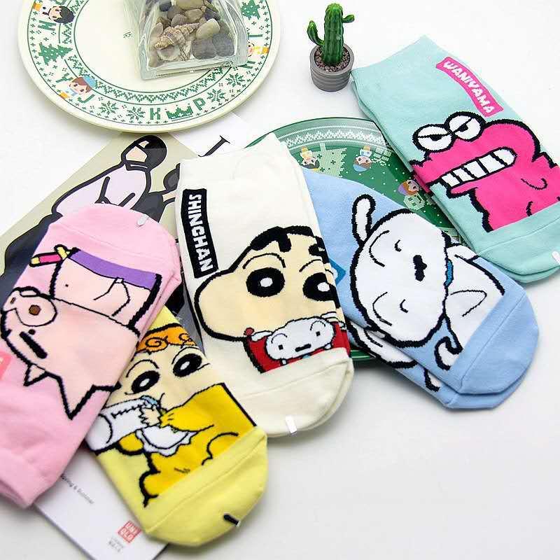 Product Introduction of South Korea Flat Sock Children's Xiaoxin Cartoon Women's All Cotton Socks Japanese Cute Cartoon Socks New Trendy Socks Lady Comfort Lingerie 0