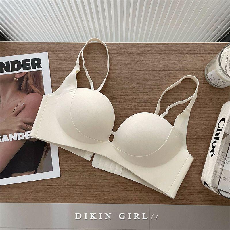 Product Introduction of Hand Palm Tray Small Chest Big Chest Push up Stable Non-Slip Anti-Sagging Autumn and Winter Bra Seamless Wireless Bra 14