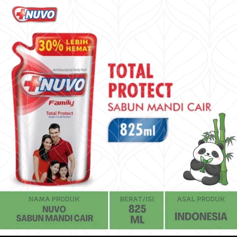 Nuvo Sabun mandi cair 825ml Soap pembersihan Tubuh Liquid 1