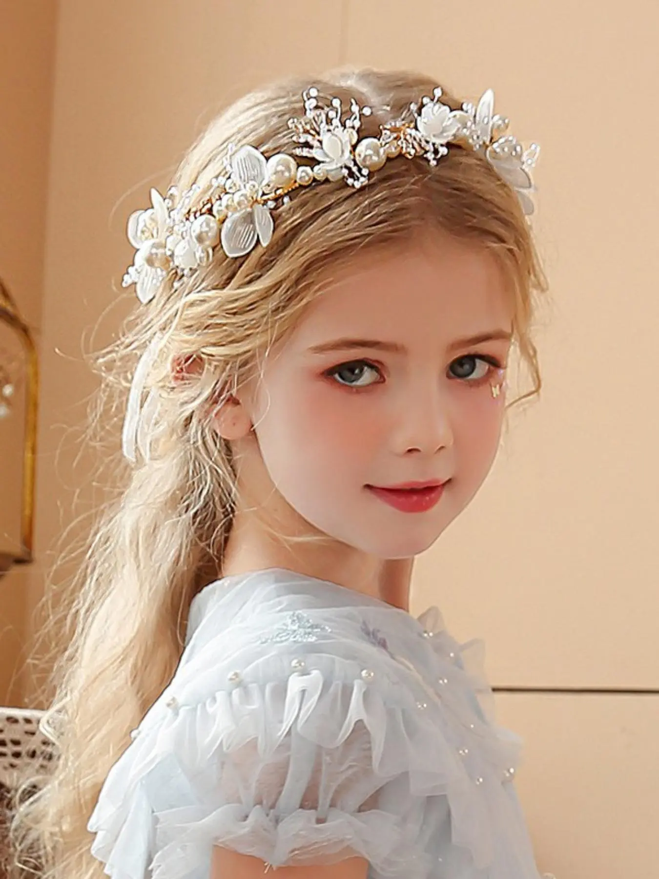 Elegant Faux Pearl Decorated Headband, Fashionable Hair Hoop for Wedding Bridal Party Formal Occasions, Minimalist Headwear Suitable for Hair