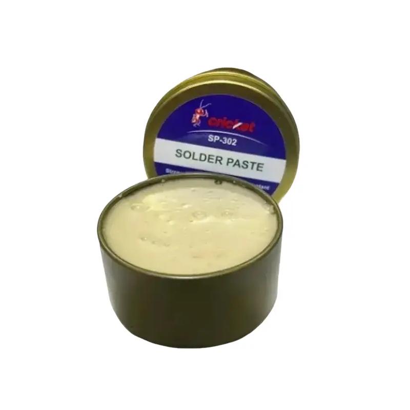 Dung môi trợ hàn Cricket đóng hộp không mùi, không độc hại, hàn mọi kim loại, cell pin, tụ điện, vi mạch, inox - 240 độ đến 350 độ. mỡ  hàn thiếc freeship mỡ  hàn