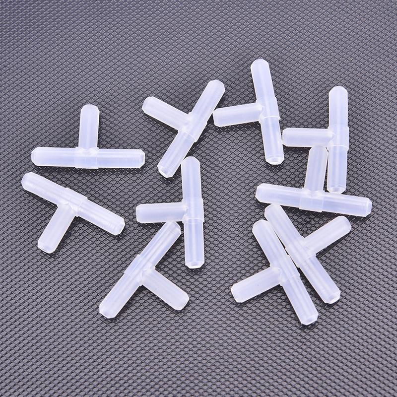 Product Introduction of 10PCS 4mm Plastic "T" 3-Way Fish Tank Aquarium Air Pump Line Tubing Connectors 13
