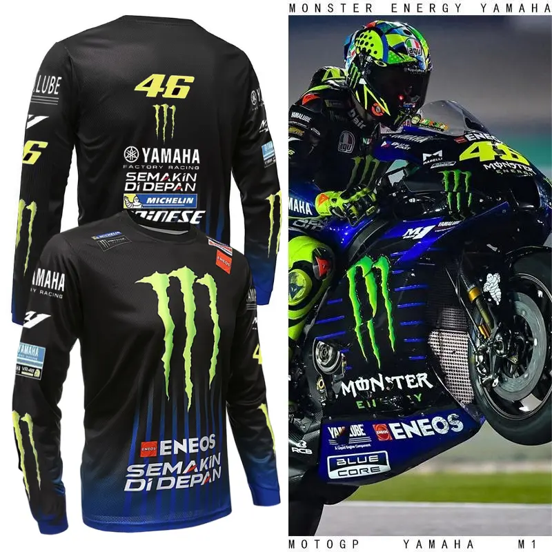 Ghost Claw Motor shirt long sleeve for men full set Cycling bike jersey bikers Motorcycle ride