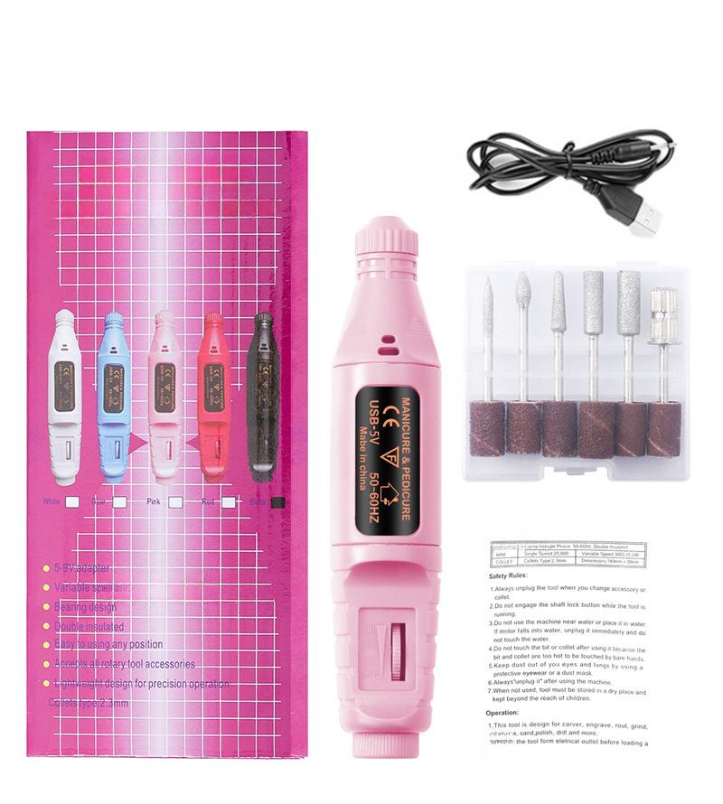 Product Introduction of Portable USB Nail Grinding Tool for Manicure 12
