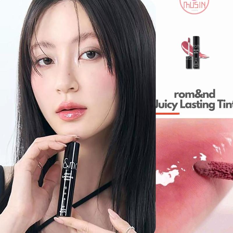    VỎ ĐEN   Son Romand Juicy 25 Bare Grape son tint bóng Romand Juicy Lasting Tint 