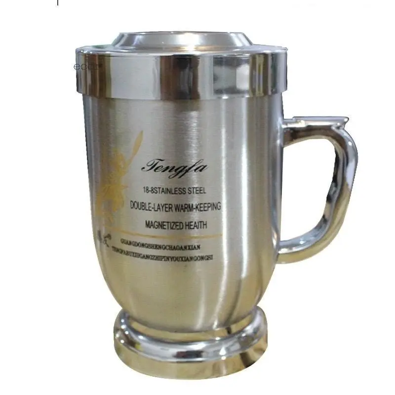Ca inox Tengfa có quai cầm và đế dung tích 500ml/ 350ml