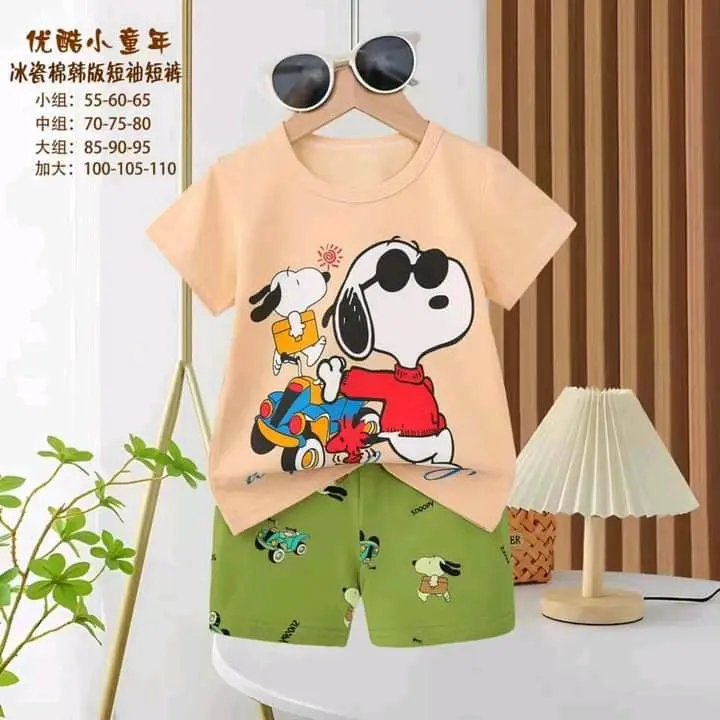 [Mẫu bảng 2 Trai 7-15kg 2025] Bộ cộc tay bé trai 7-15kg chất cotton xuất hàn Qc Cho Bé 7