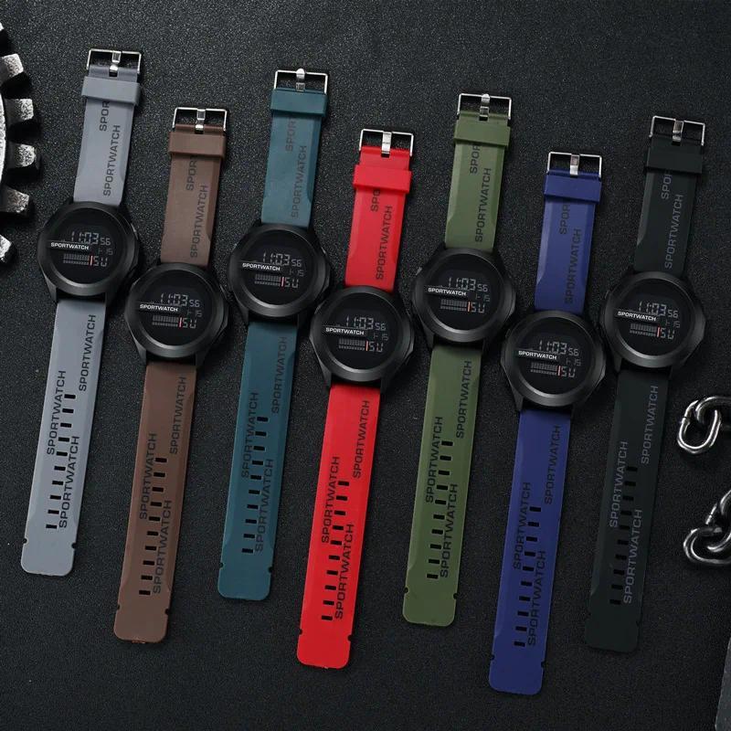 Product Introduction of Sport Watch Man Digital Wristwatch Stopwatch Luminous Date Week Waterproof Men's Clock Electronic Watch 1
