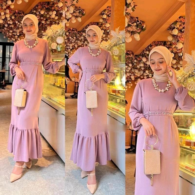 Aurora Maxi dress / Dress Mermaid / Dress Duyung / maxi dress korean look 2