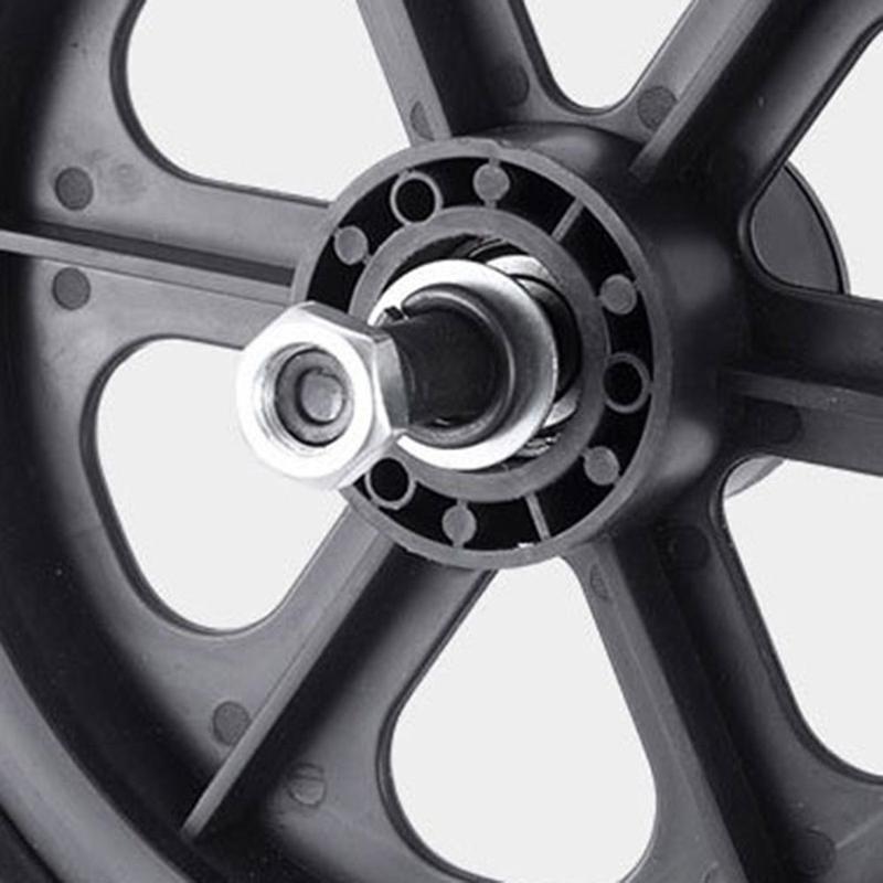Flexible 12Inch Shopping Cart Wheels Wear-resistant Anti Slip Travelling Trolley Caster Replacement Wheelchair Rear-wheel Castor Wheelchair Accessories 6
