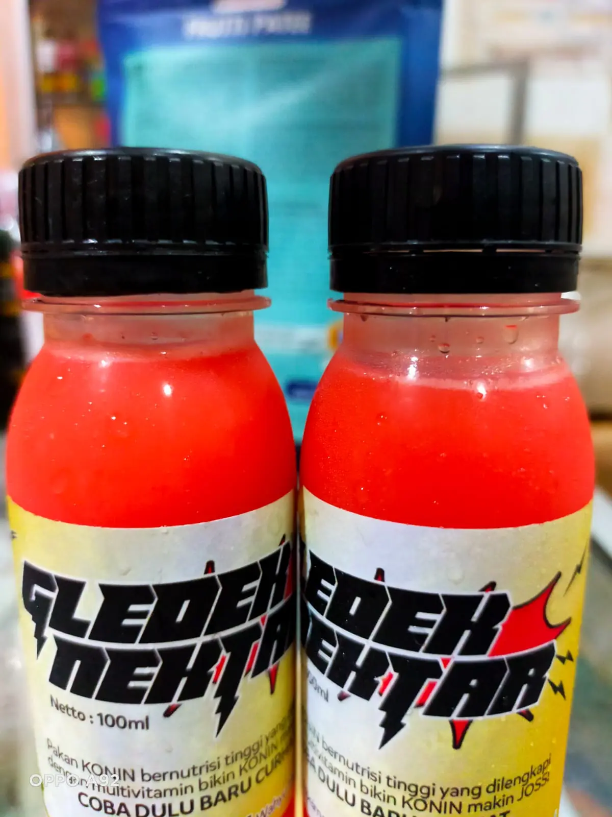 GLEDEK NEKTAR 100ML  PAKAN HIGH PROTEIN KOLIBRI SOGON KONIN DAN BURUNG PEMAKAN MADU LAINNYA