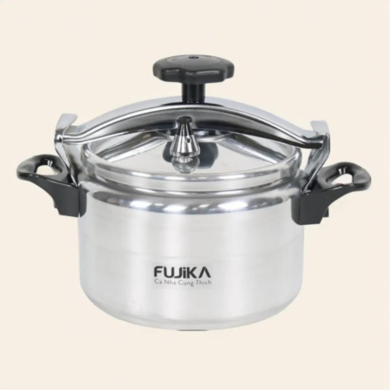Nồi Áp Suất đun Bếp Từ, bếp ga Hợp Kim Nhôm 4L - 5L - 7L Fujika - NkMedia - Dùng Được Bếp Ga, Bếp Từ - Ninh Hầm Xương Nấu Cháo