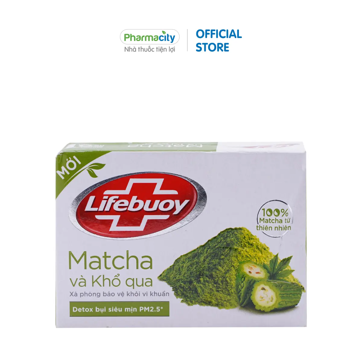 Xà phòng Lifebuoy matcha & khổ qua (Bánh 90g)