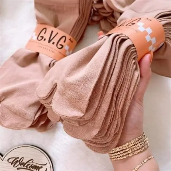Set 10 đôi Tất Vớ Da Hiệu GVG Size 23-25cm trên mắt cá chân đi nắng, ủ kem co giãn không xù lông không quá dày 4
