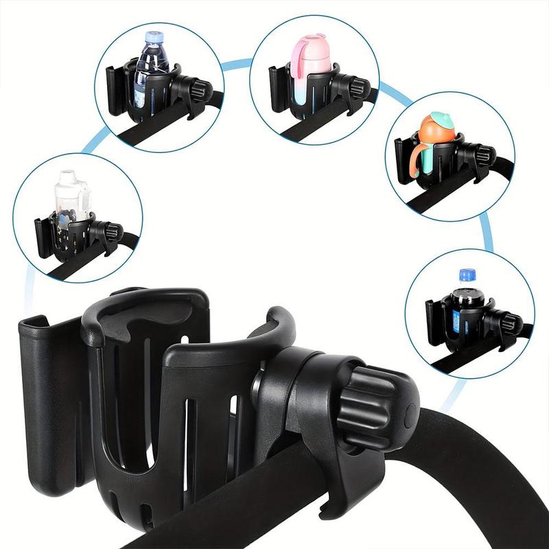 2 in 1 Universal Bike Cup Holder, Bicycle Cup Holder, Large Capacity 360 Degree Rotatable Bike Cup Holder, Motorcycle Phone Holder 7