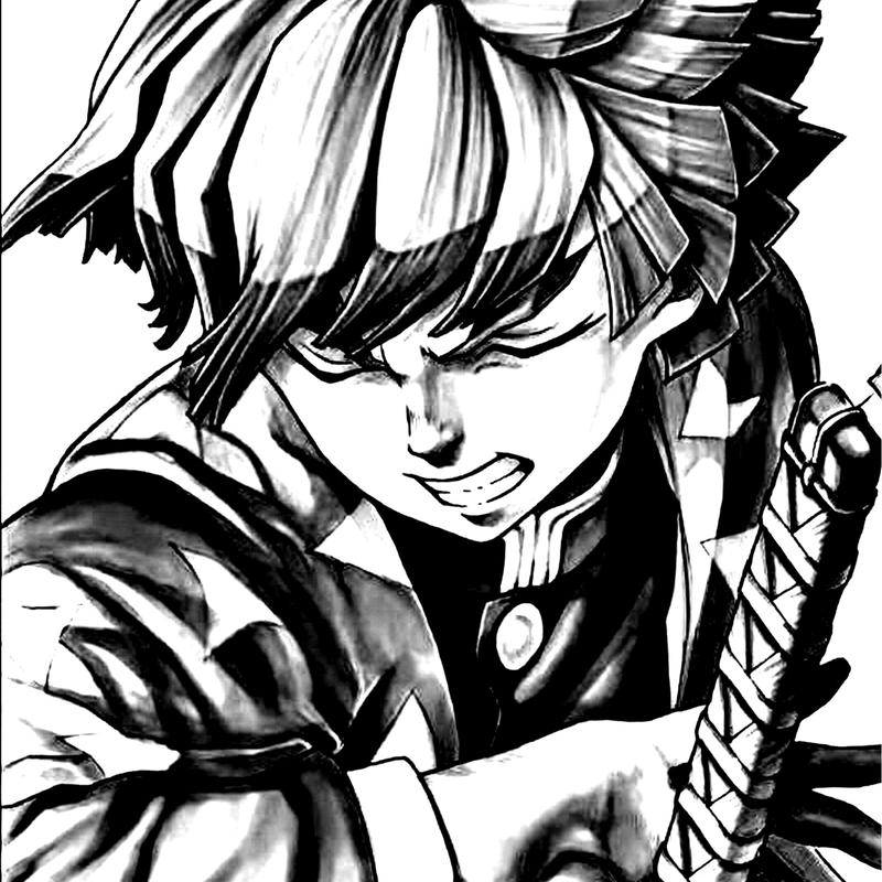 tranh ghép decal manga kimnetsu yaiba trang trí decor tường, bàn học anime manga Treo Tường Decor Phòng Hình Dán Trang Trí Anime Manga Phòng Khách