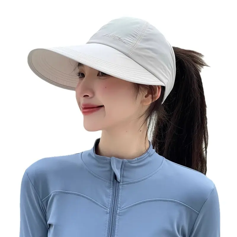 Mũ Chống Nắng Rộng Vành, Dành Cho Nữ Và Nam, Có Chống Tia UV, Mũ Bóng Chày Ngoài Trời, Mũ Mỏ Vịt Nhanh Khô, Lưới Phía Trên, Có Mở Tóc Đuôi Ngựa mũ  lưỡi  trai  nữ mũ  nửa  đầu  nữ 7