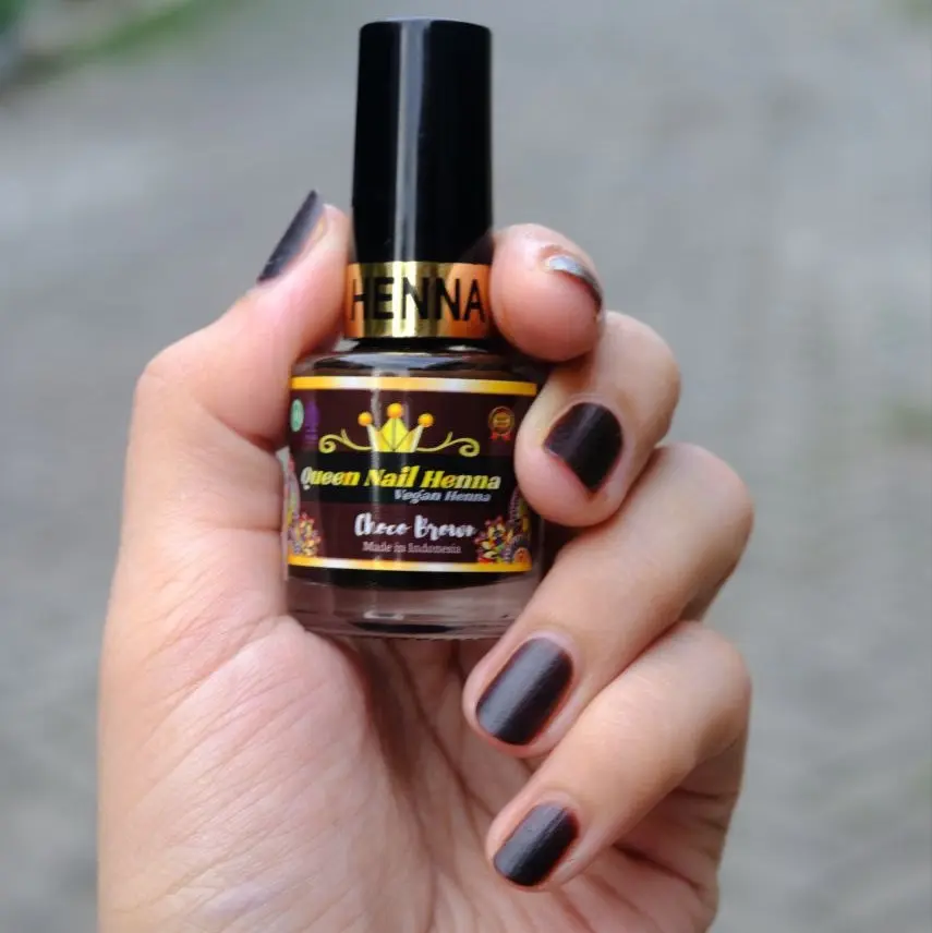Choco Brown Queen Nail Henna, Kutek halal