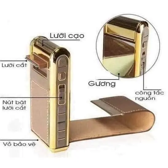 Máy Cạo Râu Lưỡi Đơn Quả Táo- Dao Cạo Râu Xịn Sò Sự Lựa Chọn Thông Minh Của Phái Mạnh 7