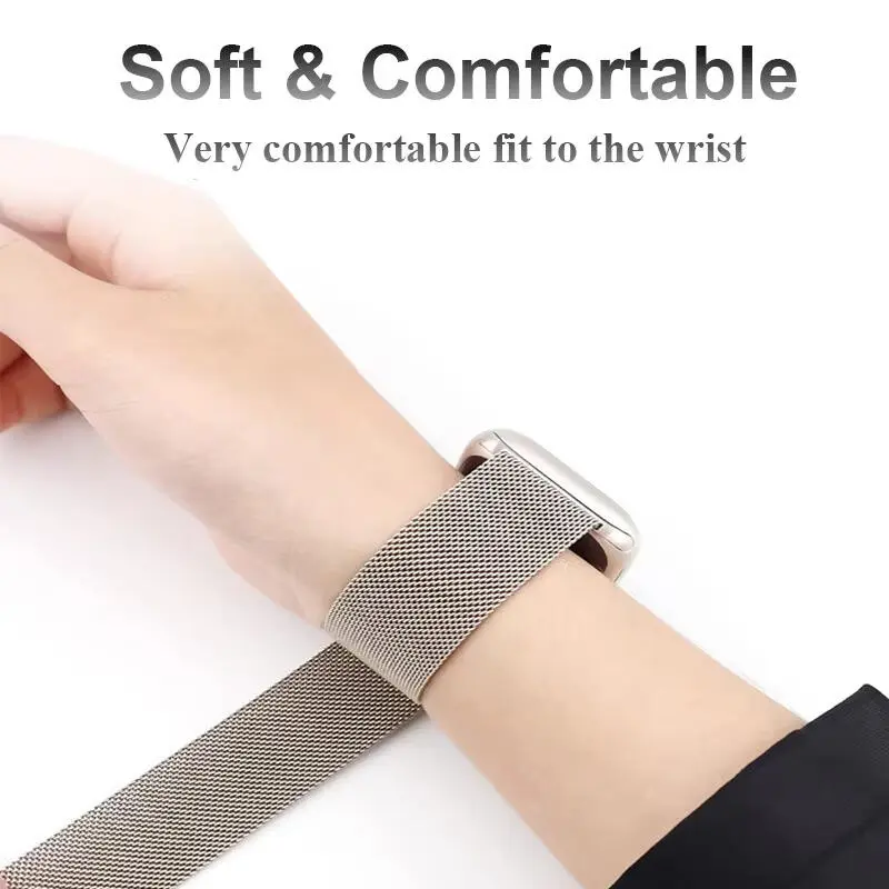 Dây đeo kim loại cho Xiaomi Smart Mi Band 9 Pro 8 Pro Dây đeo đồng hồ thông minh Vòng đeo tay bằng thép không gỉ từ tính cho Xiaomi Redmi Watch 4 Dây đeo cổ tay 5