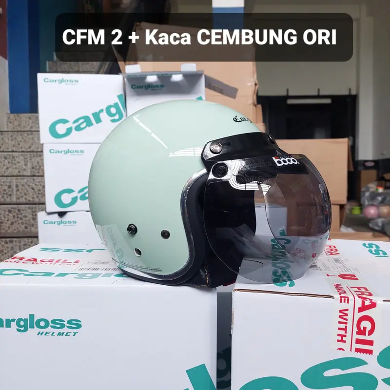 Visor helm | Kaca Helm Bogo Flat Datar Original 5