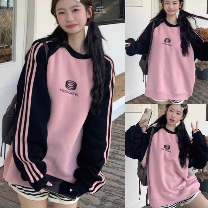 áo nỉ hoodie sweater nữ zaplang hồng  form rộng chất nỉ cotton lót lông dày dặn A830 SUTANO