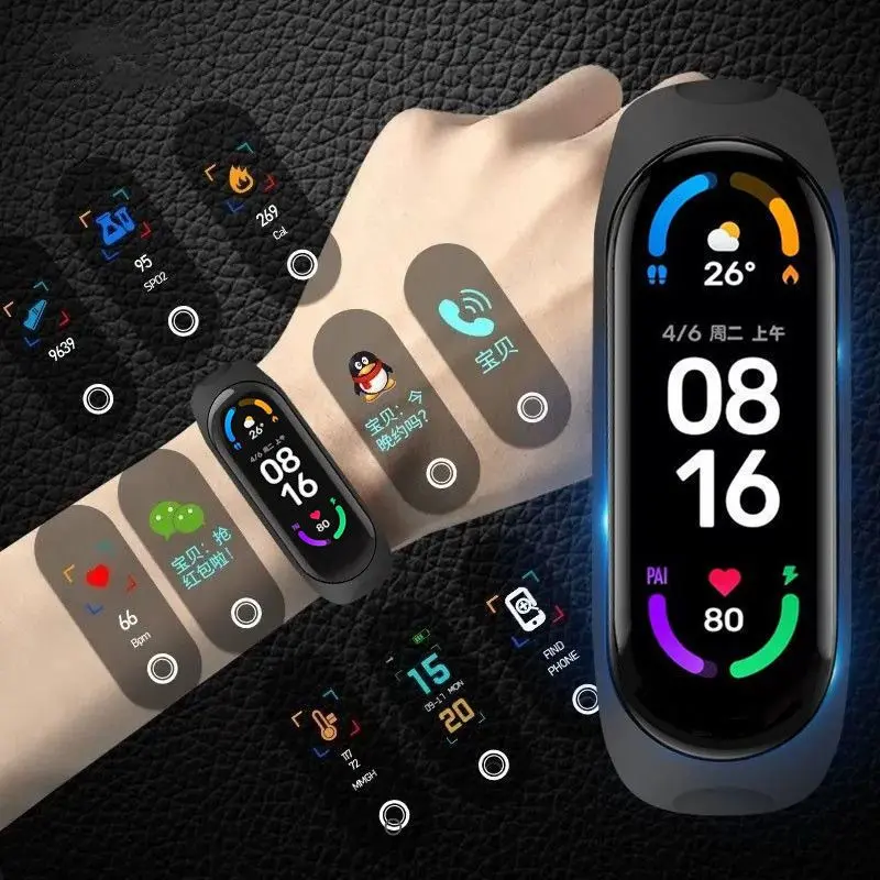 Vòng đeo tay thông minh, Thông Dụng cho điện thoại di động Apple, Huawei, Xiaomi, Thích hợp cho nam và nữ, Lý Tưởng cho học sinh và cặp đôi, Chức năng Đếm bước thể thao, Đồng Đồng Hồ chống thấm nước Smartwatch Đồng Hồ Thông Minh