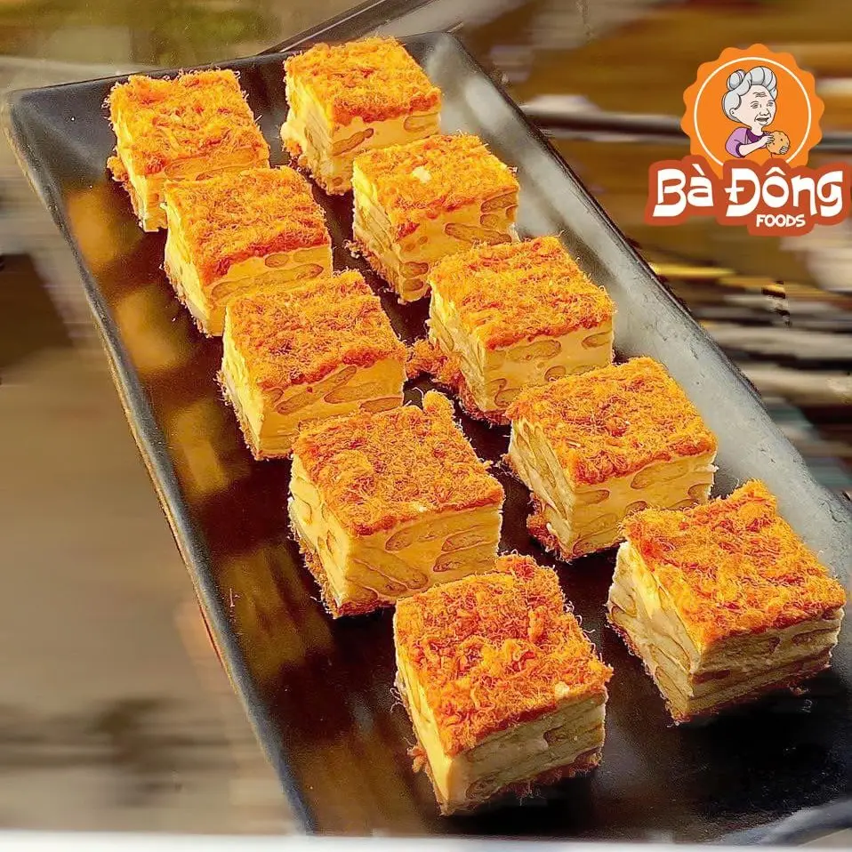 [ vị Trứng Muối ] Bánh Tuyết Bông Lan Siêu Chà Bông Bà Đông Foods Thơm ngon Mềm Dẻo