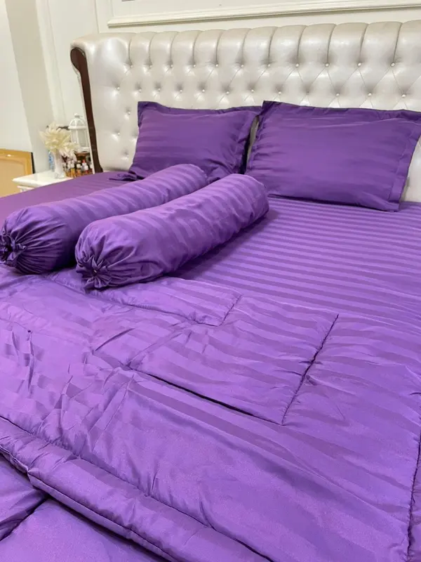 PART 2 - BEDCOVER SET HOTEL GRAMASI 130 MICROTENCEL, BED COVER SPREI SET MIKROTENSEL SILK PREMIUM INCLUDE SABUK KARET ANTI GESER Sarung Bantal Guling Custom Kain Lembut 8