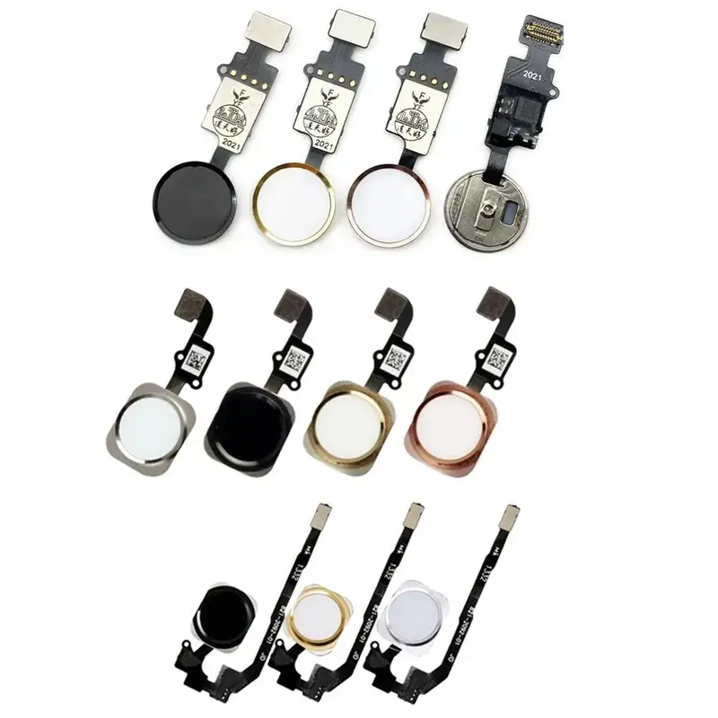 Thay thế linh hoạt nút Home, dành cho iPhone 5s, 6, 6s, 6sPlus, 7, 8 Plus, với cáp linh hoạt phím chính Menu, chống dính vân tay 1
