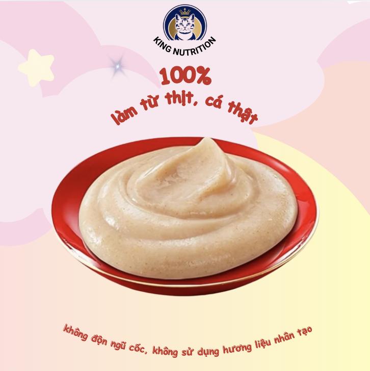 [48g] Súp thưởng Silver Spoon cho mèo nhập khẩu trực tiếp từ Nhật Bản (Túi 8 gói*6g) 1