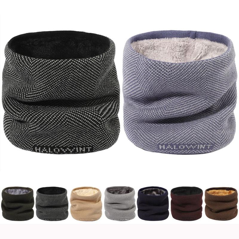 Versatile Soft Knitted Warm Scarves Thick Keep Warm Sport Scarf ...