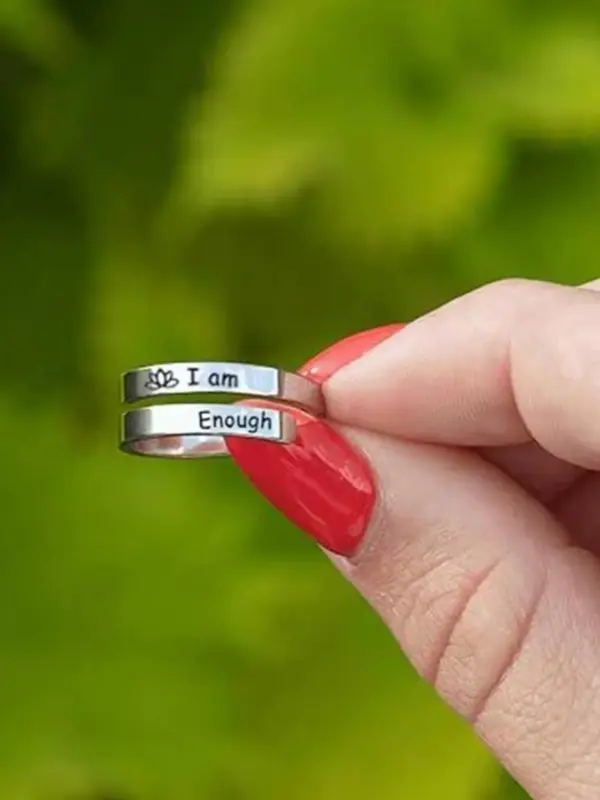 S925 Sterling Silver Ring, Adjustable Size Simple Women's Stackable Ring, Fashion Jewelry Accessories for Women & Girls, with Gift Box 3