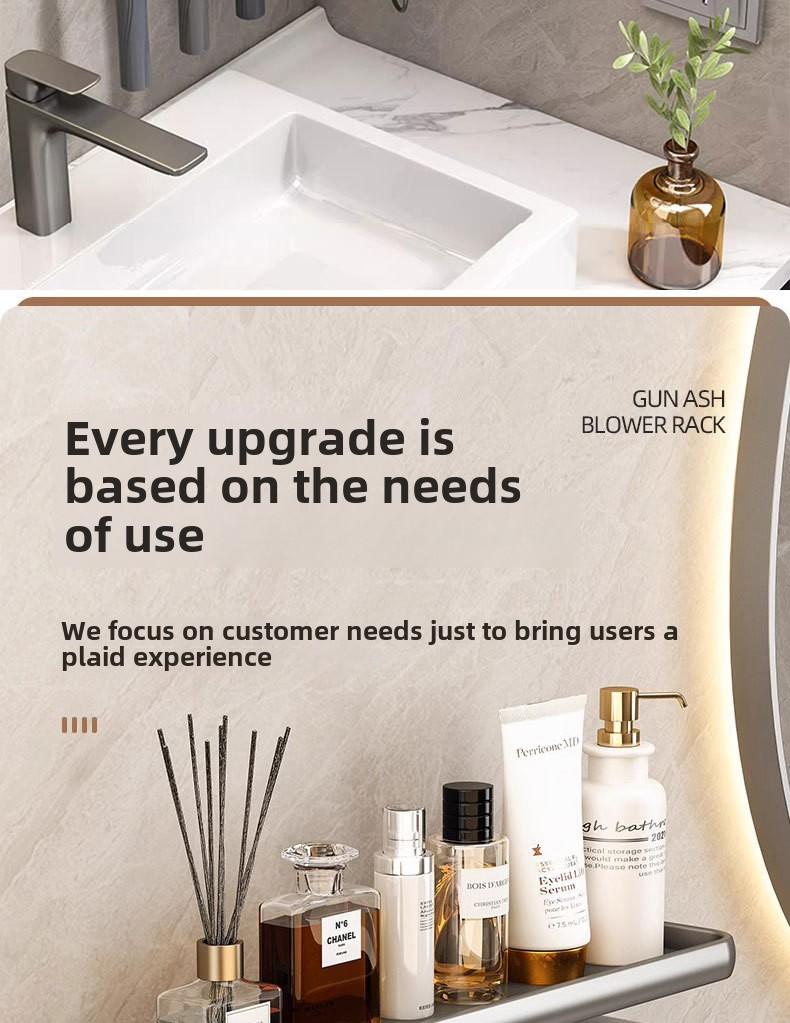 Product Introduction of Bathroom storage rack for hair dryer 1