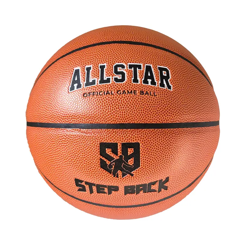 Bóng rổ da ALL STAR STEP BACK, Bóng rổ da Microfiber cao cấp số 7, chơi indoor và outdoor, chính hãng STEP BACK 3