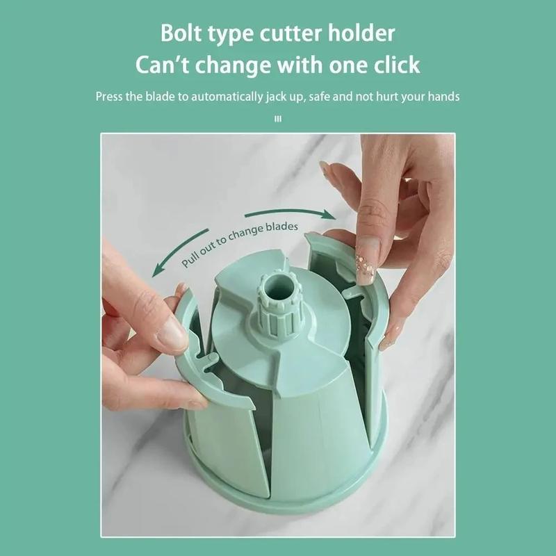 Gifts Round Hand Cranked Vegetable Slicer Kitchen Gadgets Convenient Vegetable Cutting Tool Mandoline Slicer Not Harm Hands Drum Rotary Cheese Grater 3