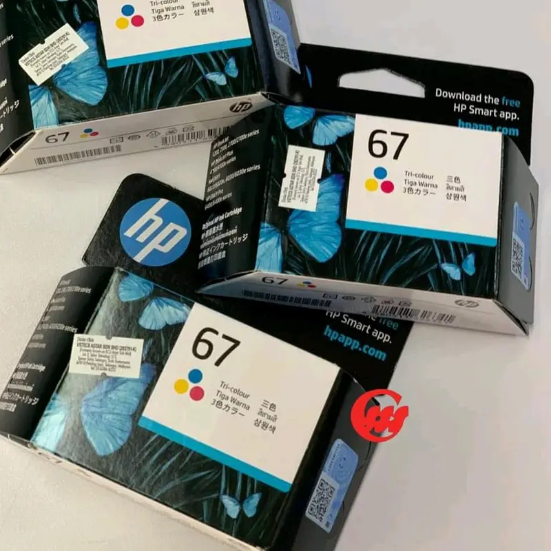 67 Colur In HP 67 Tri-colour - TikTok Shop Malaysia