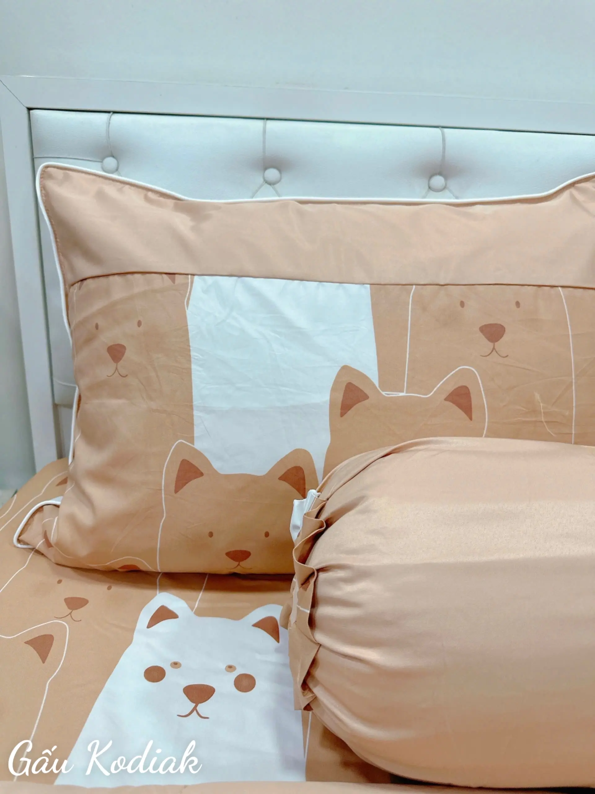 Vỏ Gối Ôm Lụa Tencel 60s -Chọn Mẫu- Có Dây Kéo - size 35x100cm