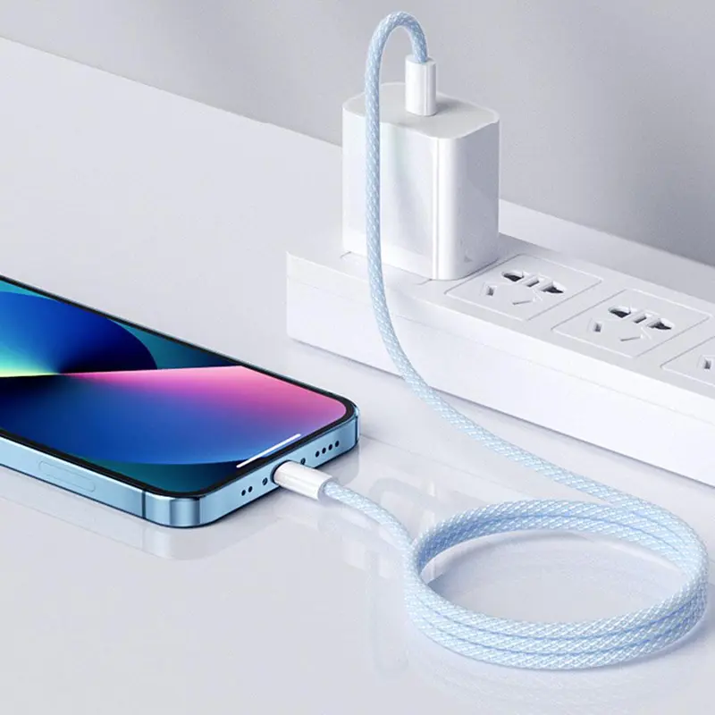 Cáp sạc PD, Dài 1m, Thích hợp cho dòng iPhone 15, Tương thích với Apple iPhone 15, Dữ liệu kép C, D3U4 4