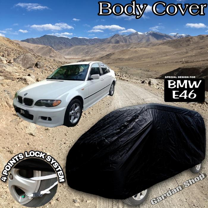Gambar Sarung Mobil BMW E46 Hitam POLOS Body Cover Bmw E 46 Full Black dari gardanshop Kota Administrasi Jakarta Timur Tokopedia