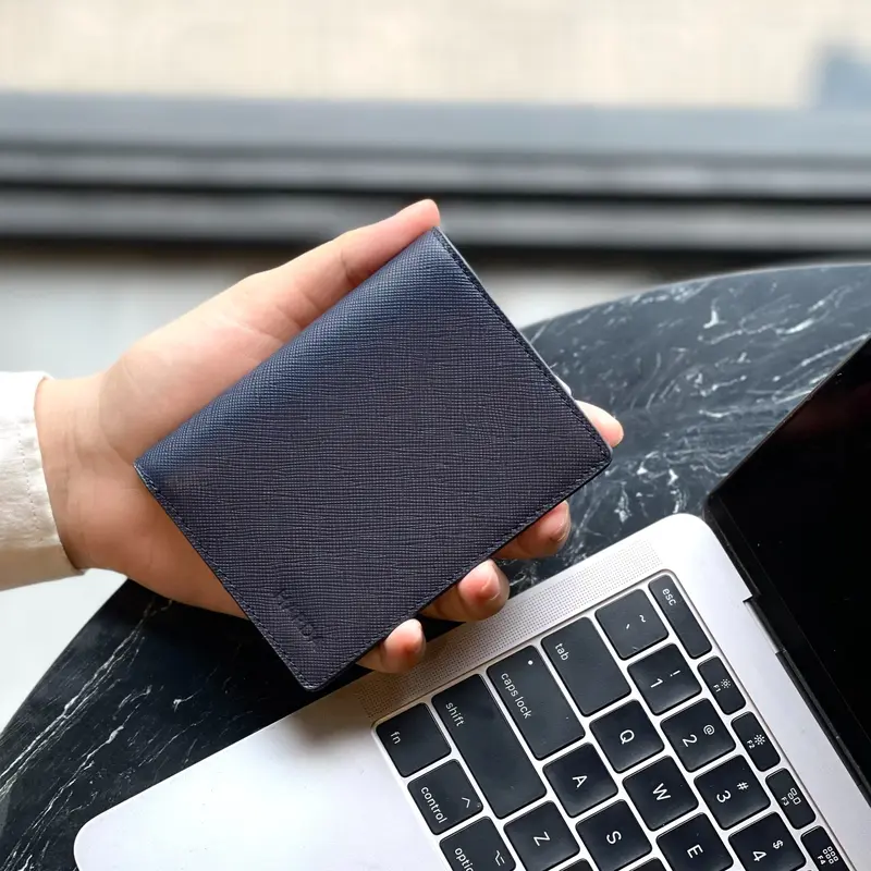 Ví Da Bóp Da Đứng Harda Form Mini - Da Saffiano 7