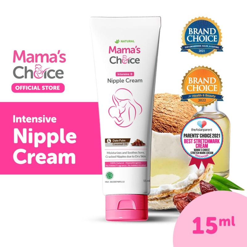 Mama's Choice Intensive Nipple Cream (Krim Puting Lecet Halal & Food Grade - Aman Untuk Bayi) 1